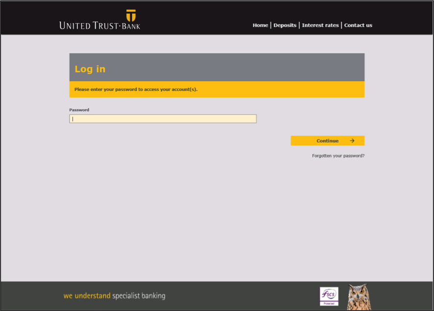 How do I login to online banking? United Trust Bank