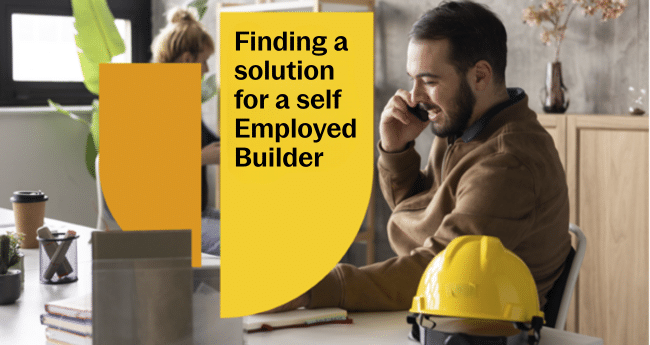 UTB helps self-employed builder with Near Prime Second Charge loan